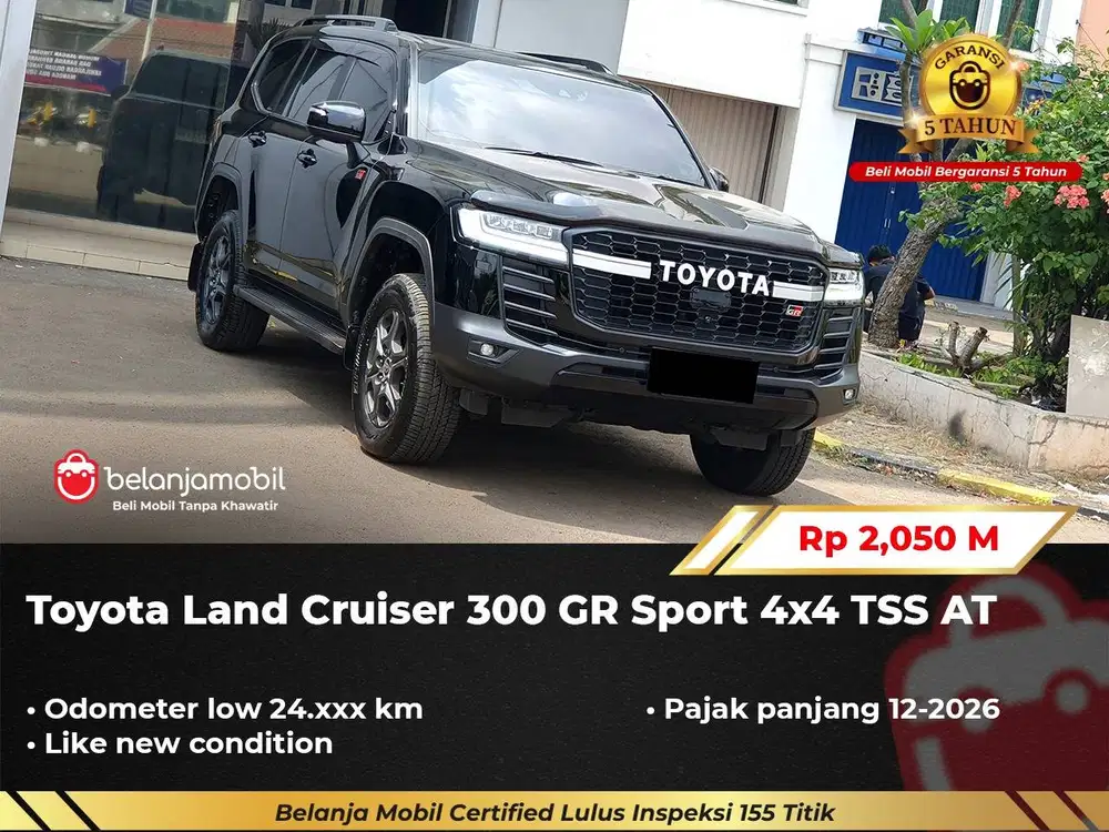 [ LOW KM 24RB ] Toyota Land Cruiser LC 300 GR Sport 4x4 TSS 2023/2024