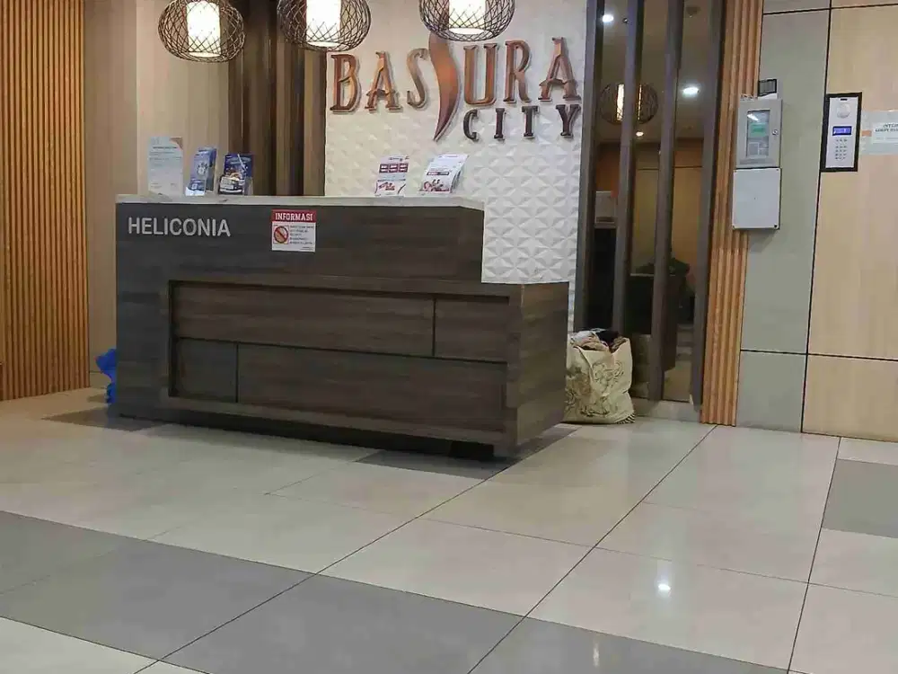 Sewa 2 bedroom furnish tower Heliconia lantai rendah bassura city jakarta timur