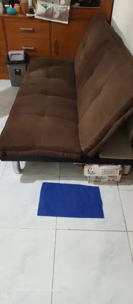 Sofa Bed Lipat Mekanis Bisa Jadi Ranjang