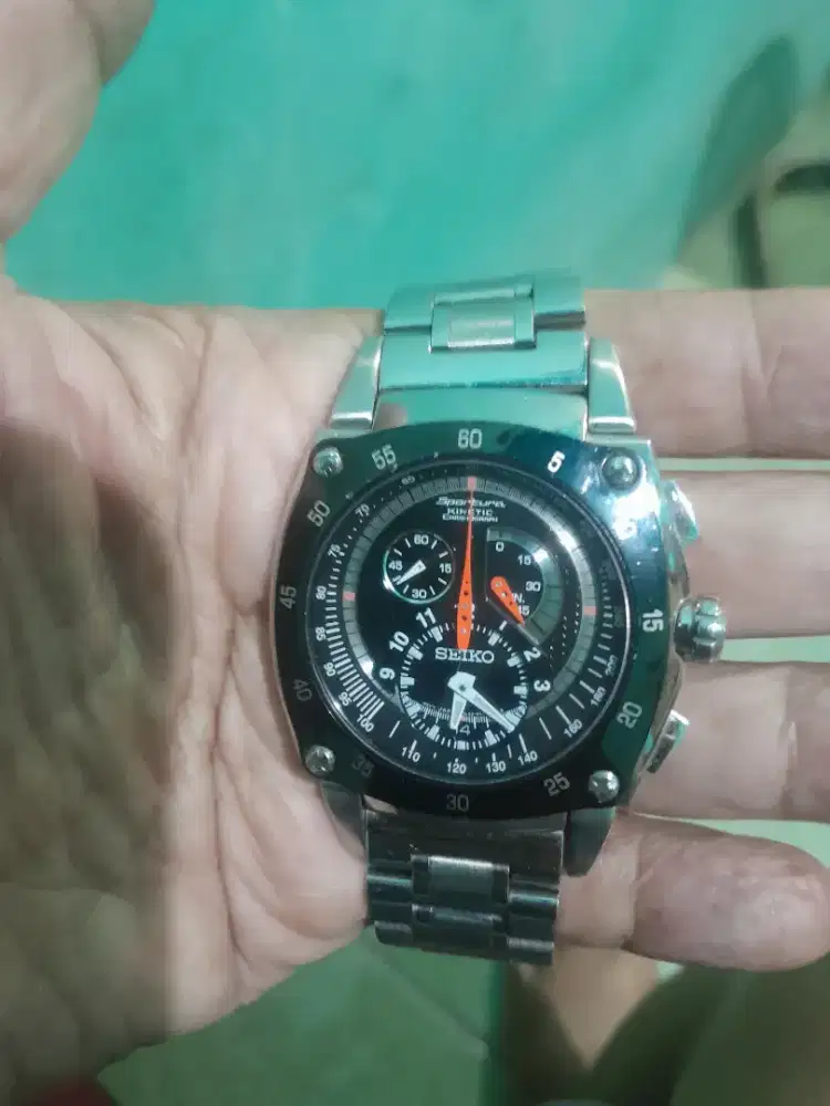 Di jual jam SEIKO SPORTURA KINETIC chrono grhp minat wa