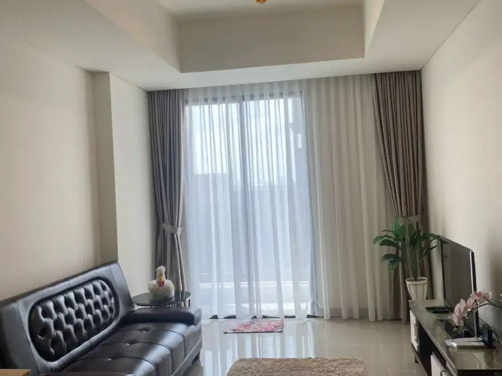 DIJUAL MURAH APARTEMEN CLEON PARK 1 BEDROOM FULL FURNISH LANTAI 8