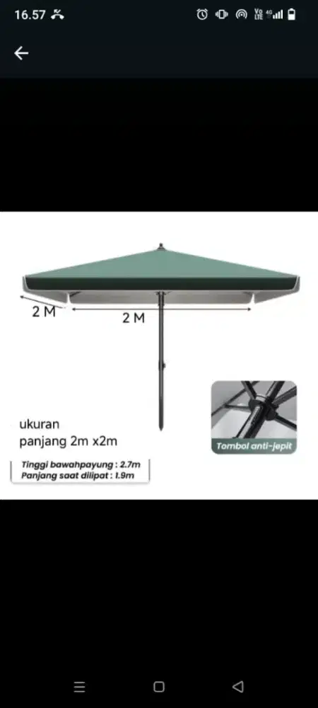Payung outdoor/payung jualan