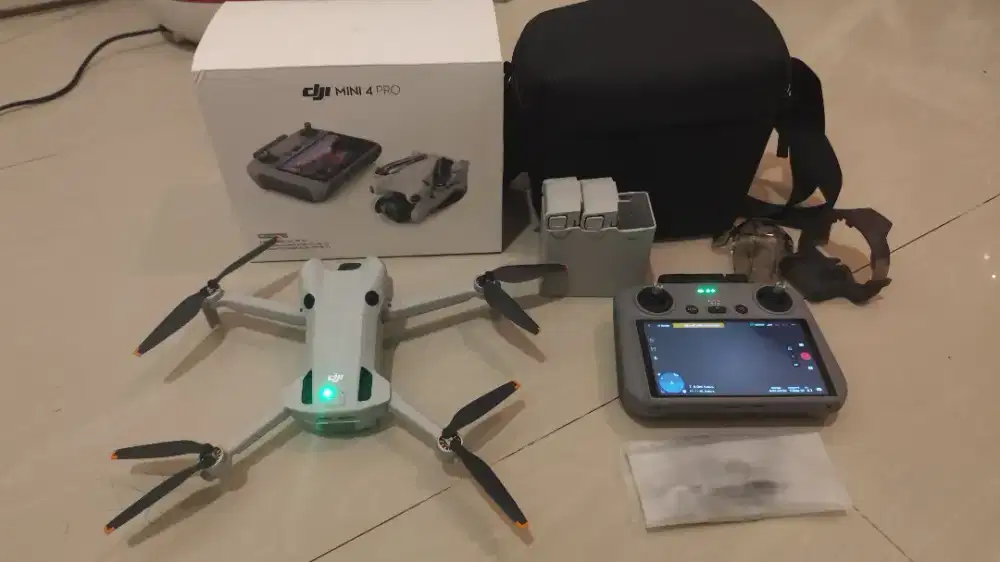 DJI Mini 4 Pro Combo Plus RC2 3 Baterai Plus