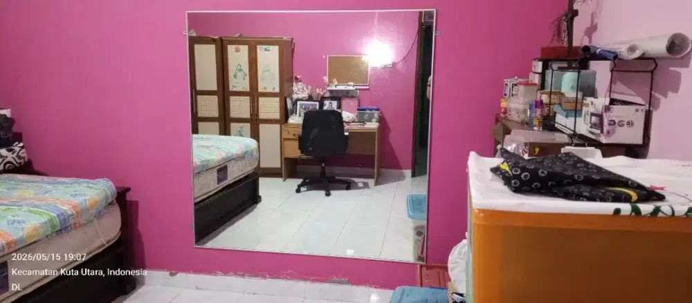 (DPS-BADUNG) Cermin Kaca Dance Tempel Dinding 150 x 150 cm