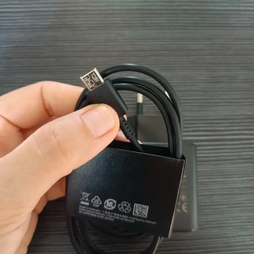 Charger Samsung 45 Watt super fast charging type c to c ORi