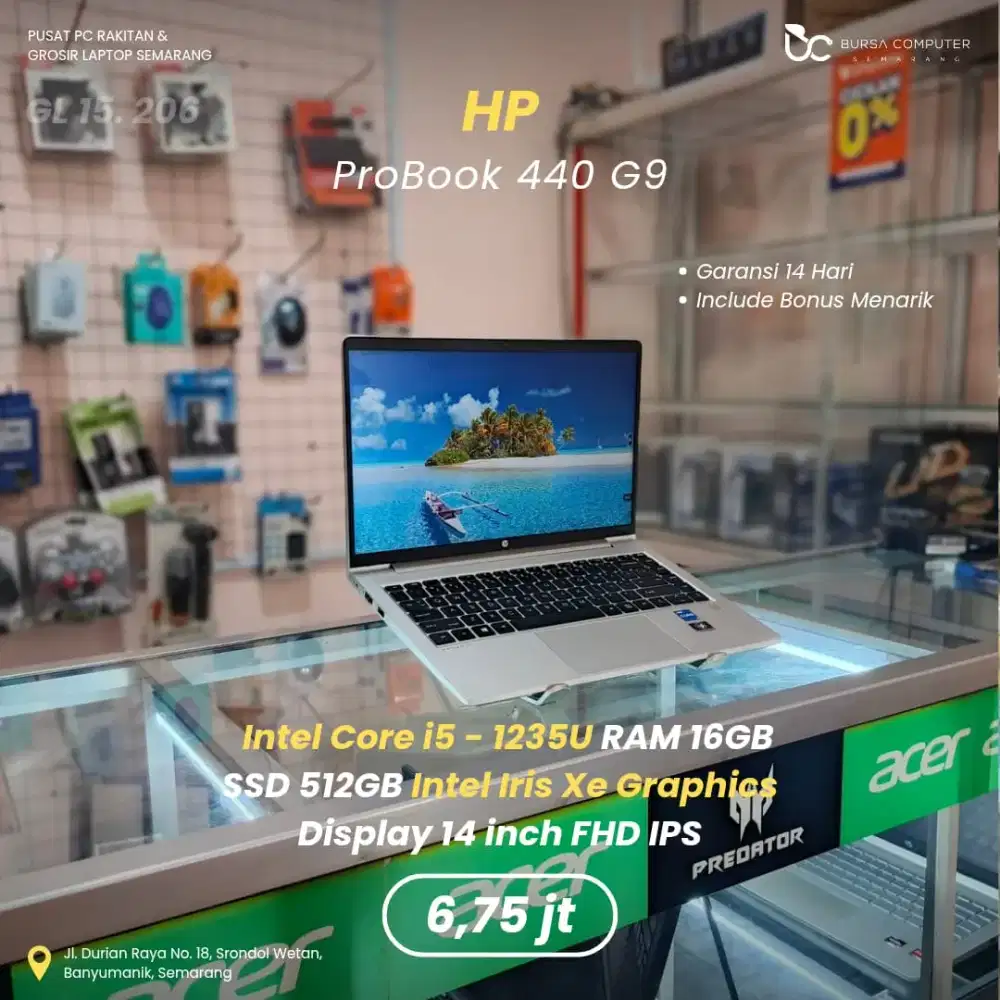 HP Probook 440 G9 | Core i5 1235U 16GB 512GB