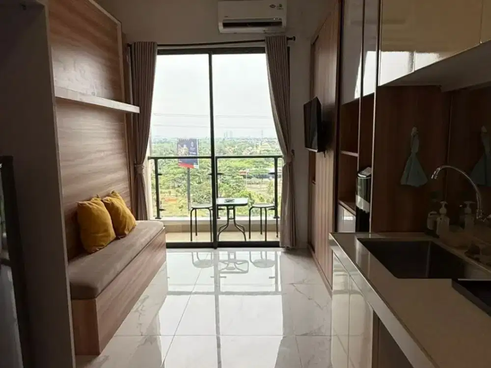 Dijual apartemen tipe studio Harga 550jt   SKY HOUSE BSD samping AEON Mall