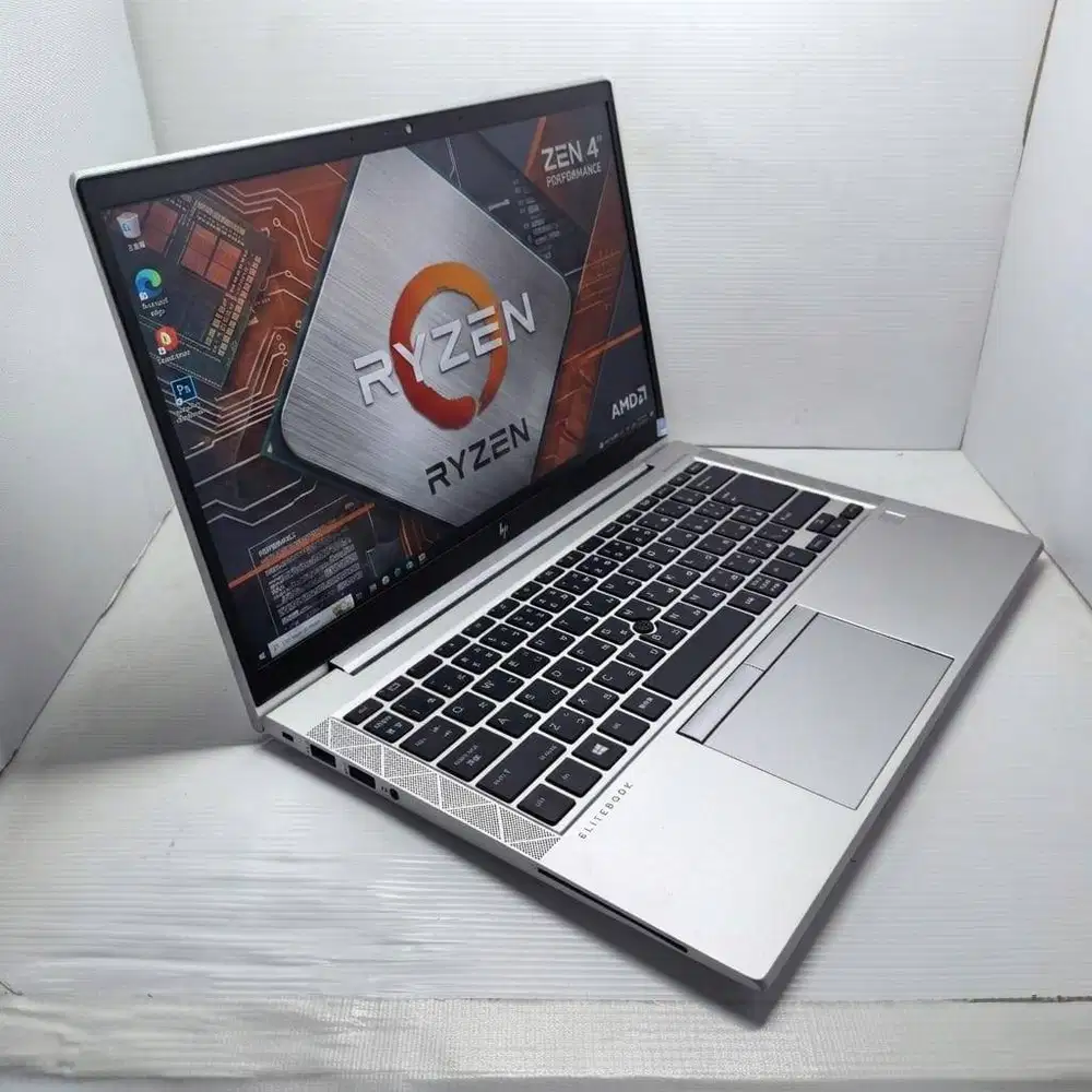 LAPTOP DESAIN SLIM HP ELITEBOOK 845 G7 RYZEN 3 PRO 8/256 SSD FHD NO MI