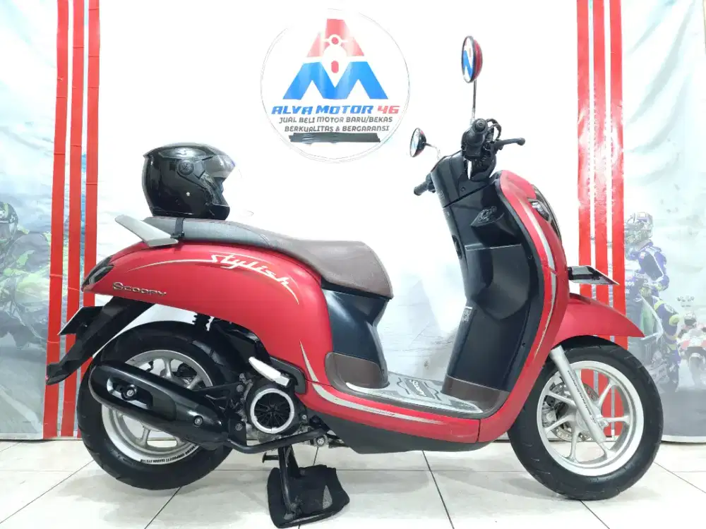 HONDA SCOOPY STYLISH TH 2019 BAN DONAT LOW KM 38 RB REAL MULUS GRES