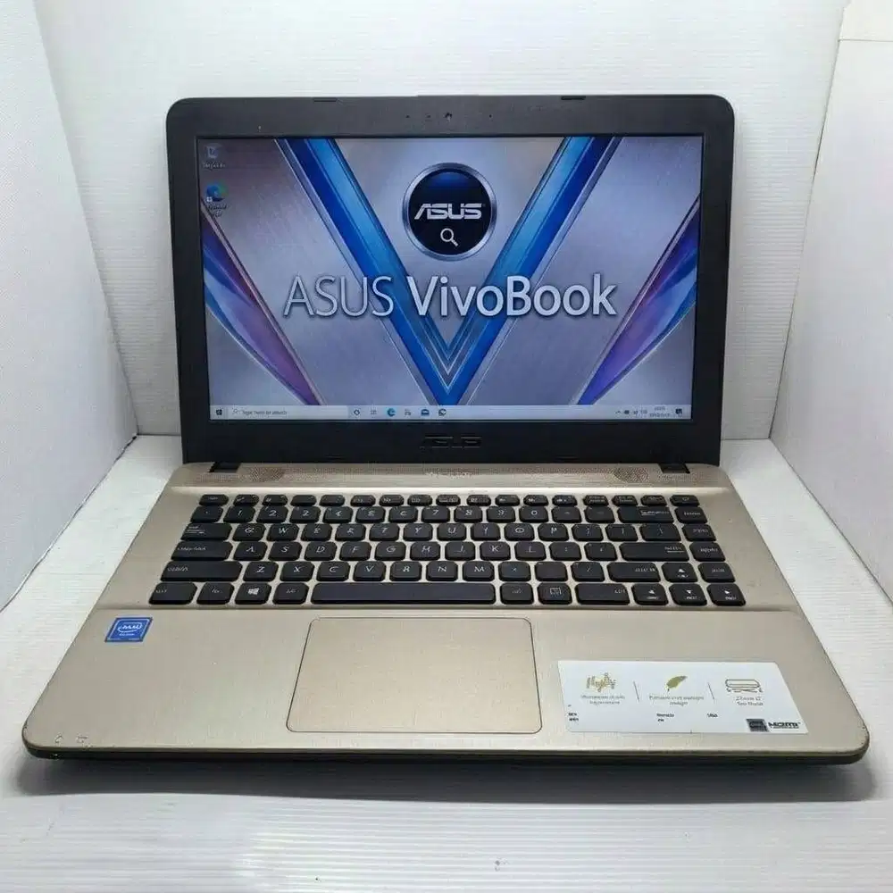 LAPTOP ASUS VIVOBOOK X441 4/128 SSD 14 INCH N4000 NO MINUS SIAPK PAKAI