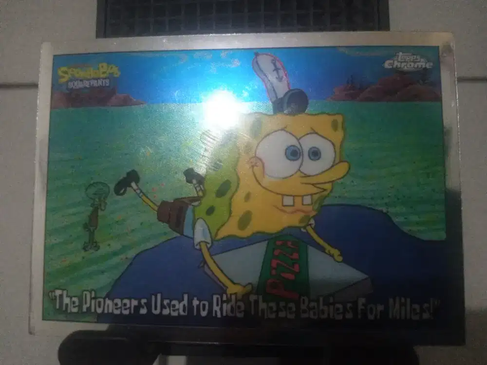 Kartu mengkilap kartun spongbob