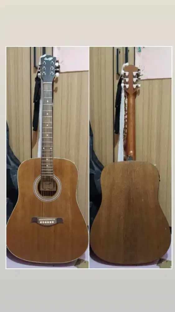 gitar akustik elektrik ori cowboy hanya untuk pemula mantap nett