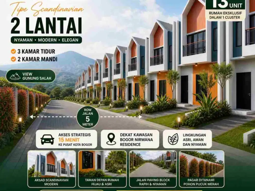 Rumah 2 Lantai Kota Bogor Harga 600 Jt-n Tanpa Dp