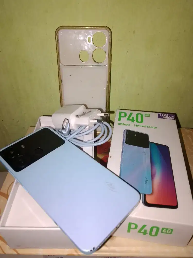 Itel P40 Fullset 4/64 Dreamy Blue