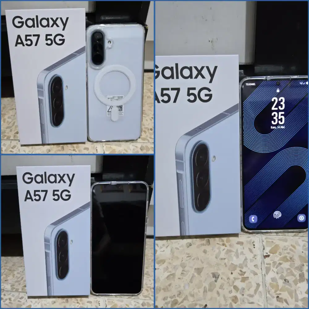 Samsung Galaxy A57 12/256 Ice Blue (baru pakai 1 minggu)