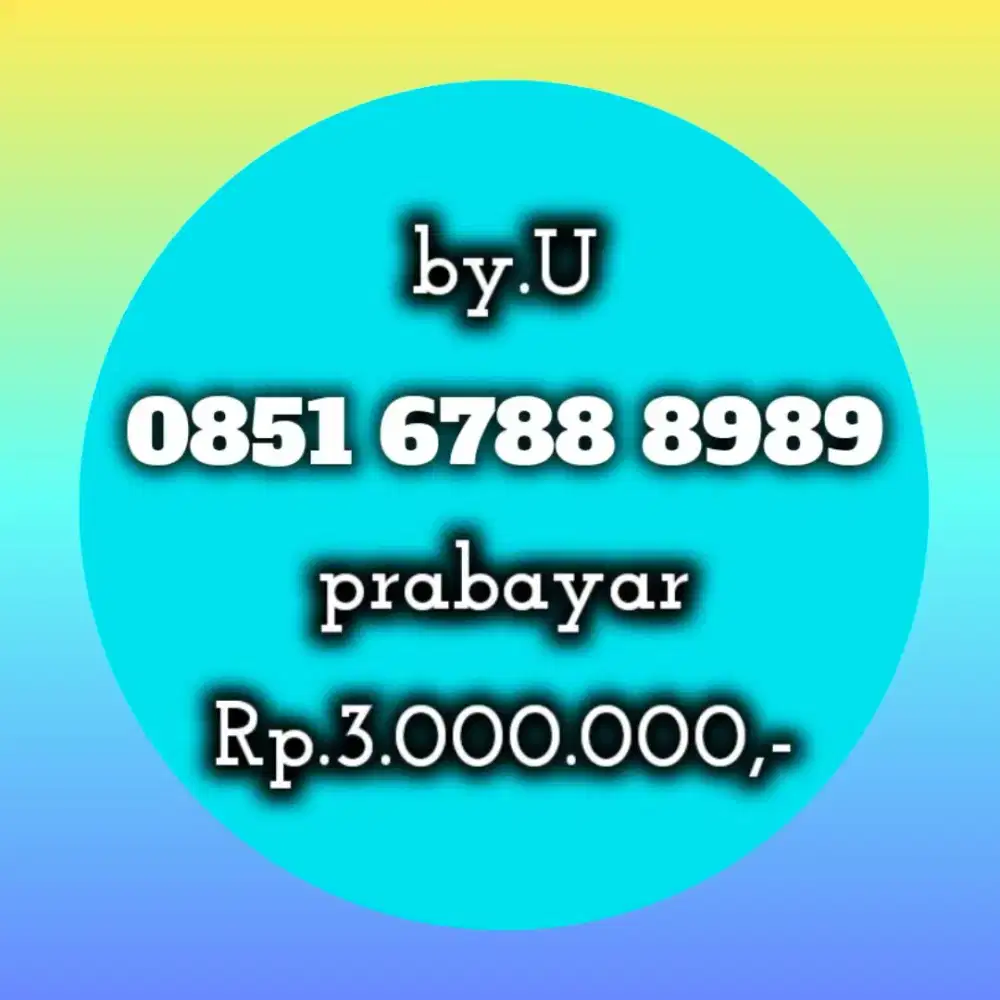 NOMOR CANTIK by.U 6788 8989