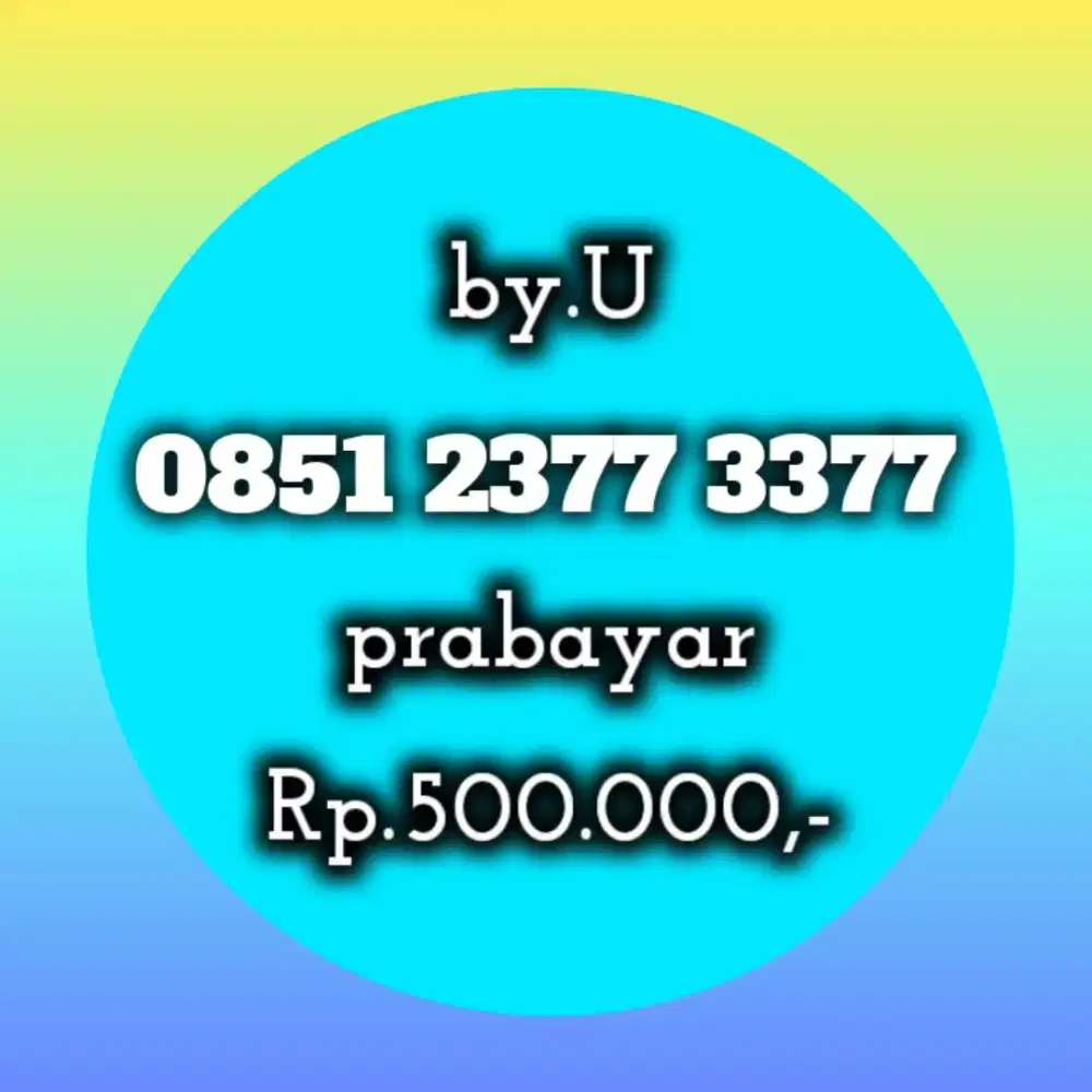 NOMOR CANTIK by.U 2377 3377