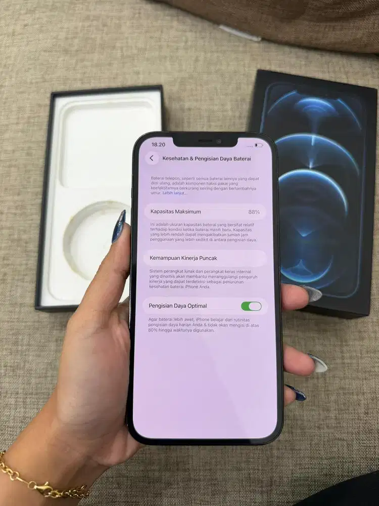 Iphone 12 promax 128 resmi ibox