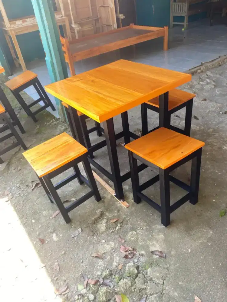 Meja kursi makan minimalis modern promo