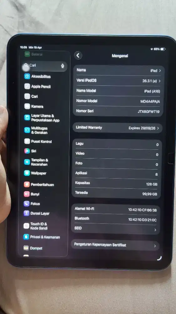iPad Gen 11 Garansi Resmi BliBli