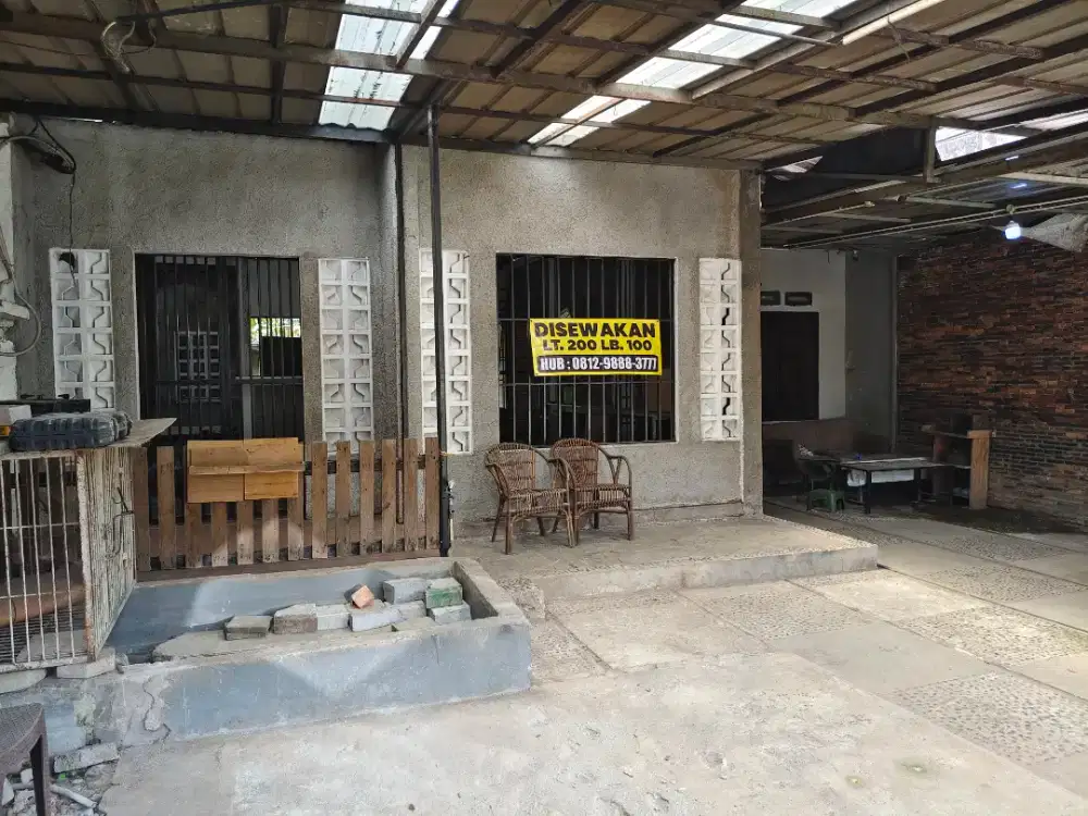 Rumah gunung sindur disewakan