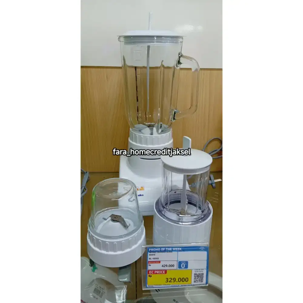 Miyako Blender Glass White