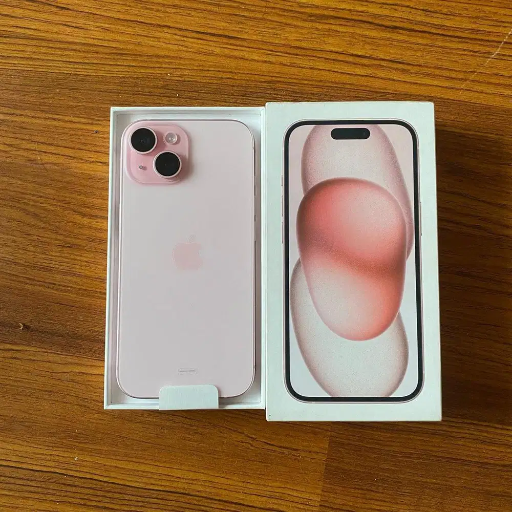 BNOB Iphone 15 128gb Pink IBOX Murah Malang Batu