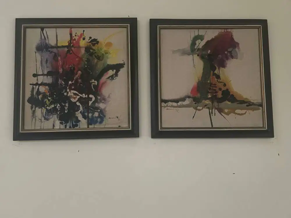Jual lukisan karya amri yahya ukuran 59cm×59cm