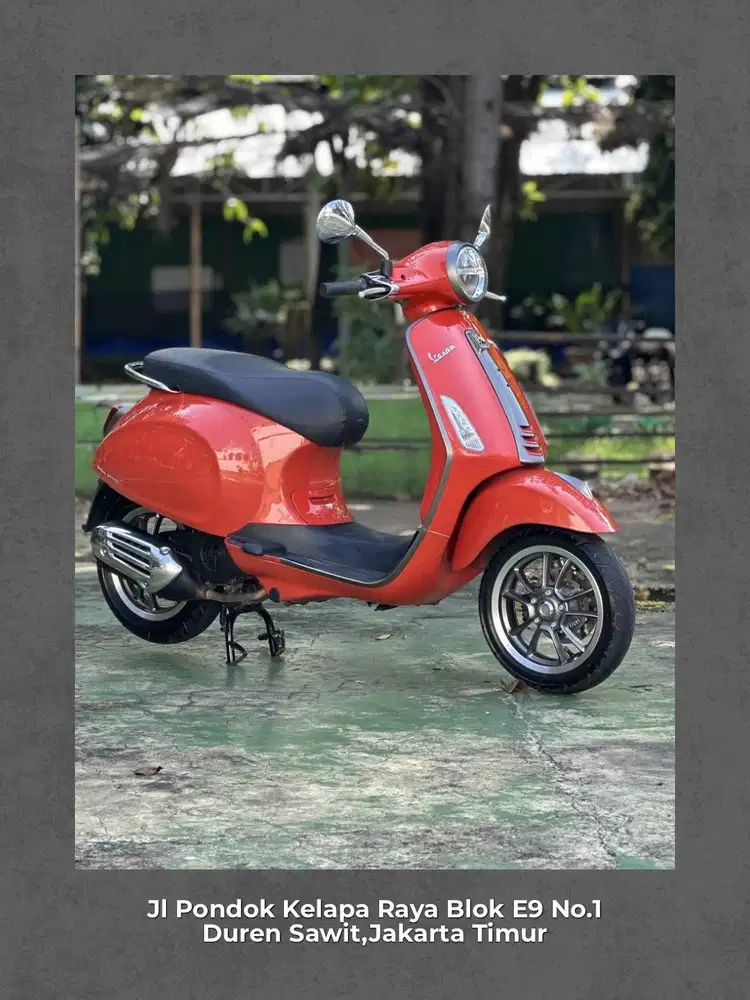 PIAGGIO VESPA PRIMAVERA S150 IGET ABS THN 2019 ORANGE TRAMONTO