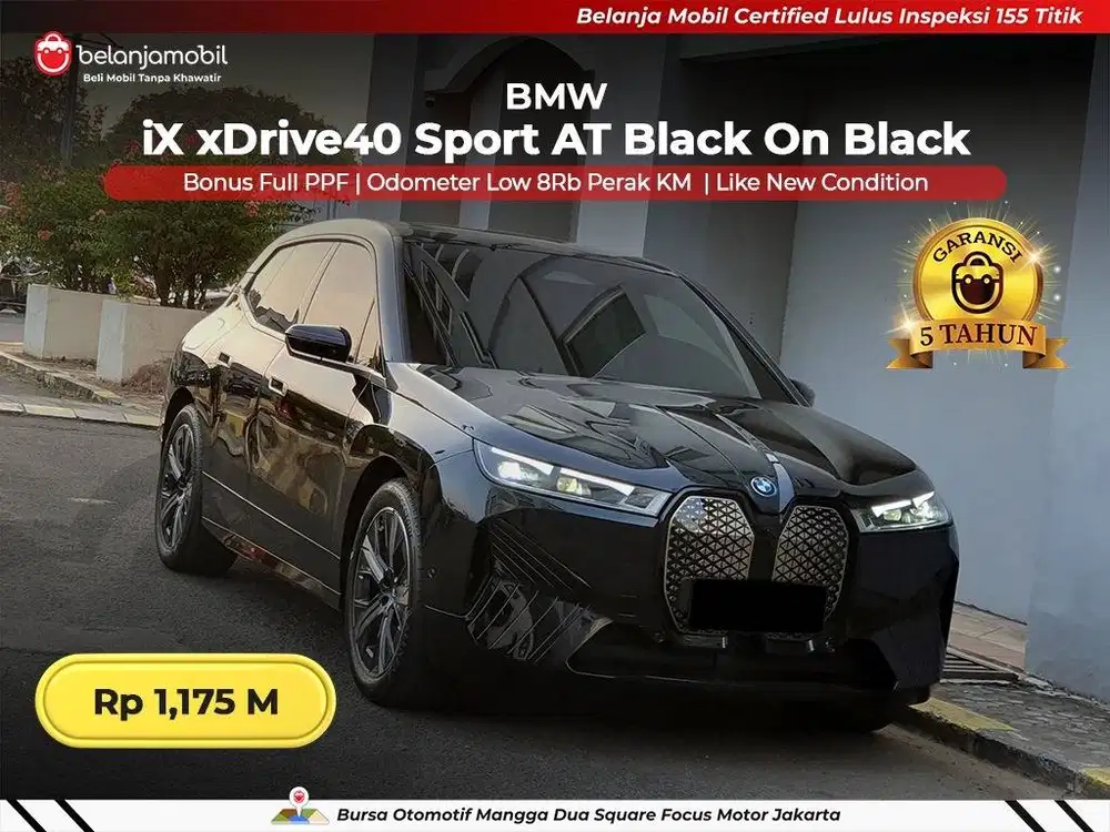 [ LOW KM 8RB ] BMW iX xDrive40 Xdrive 40 Sport AT 2023/2024