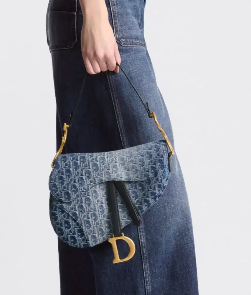 Tas Dior Sadle Denim Ori