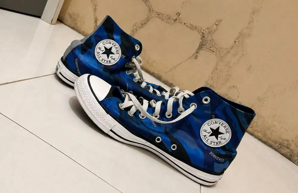 sepatu converse CT AS Reflective camo blue original