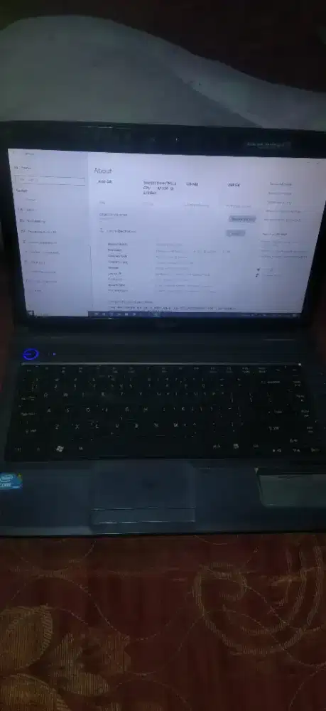 laptop acer  aspire 4740 ram 4 core i3