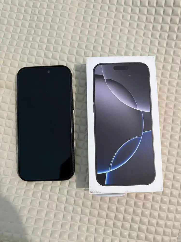 iPhone 16 Pro Max 256GB Black Titanium - iBox Resmi Fullset