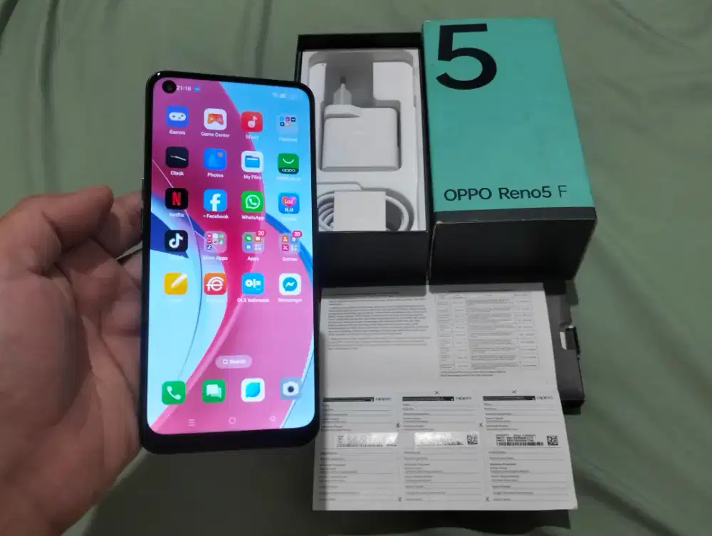 BUTUH UANG OPPO RENO 5F RAM 8GB +4GB / 128GB 4G 6.43in 48MP Helio P95