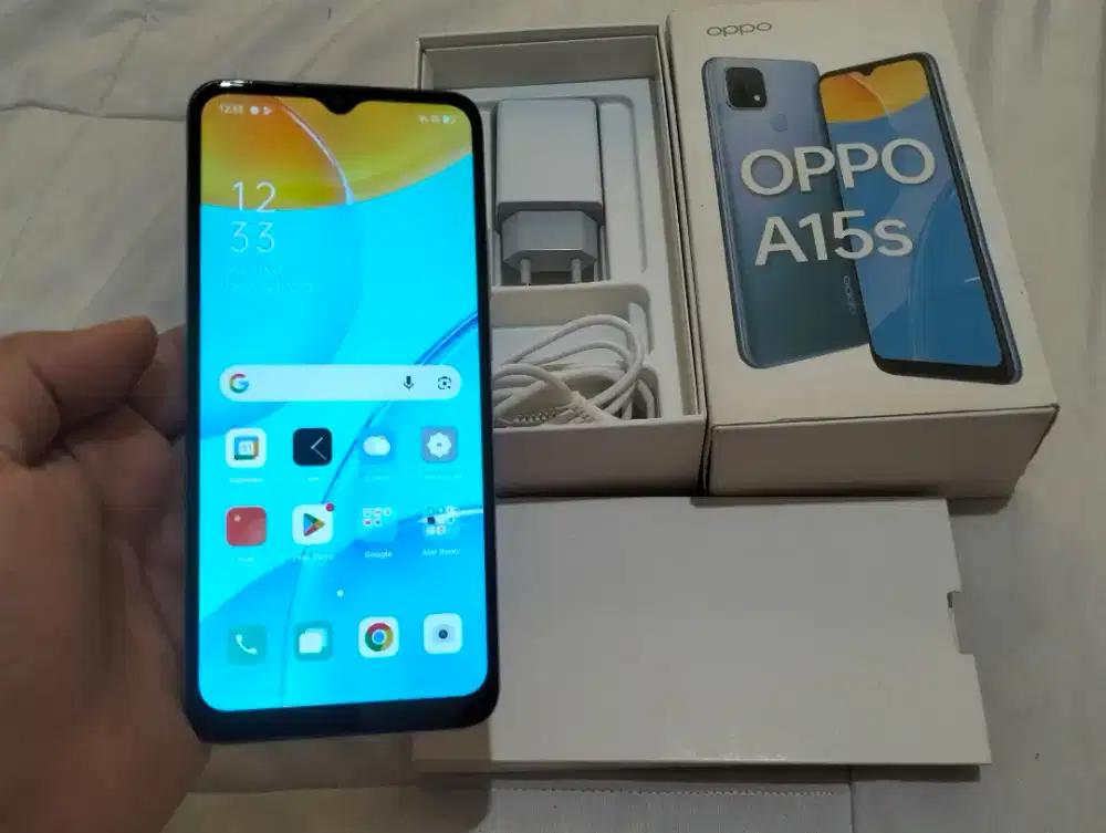 BUTUH UANG OPPO A15S RAM 6GB / 128GB 4G LTE 6,52in Fingerprint Mulus