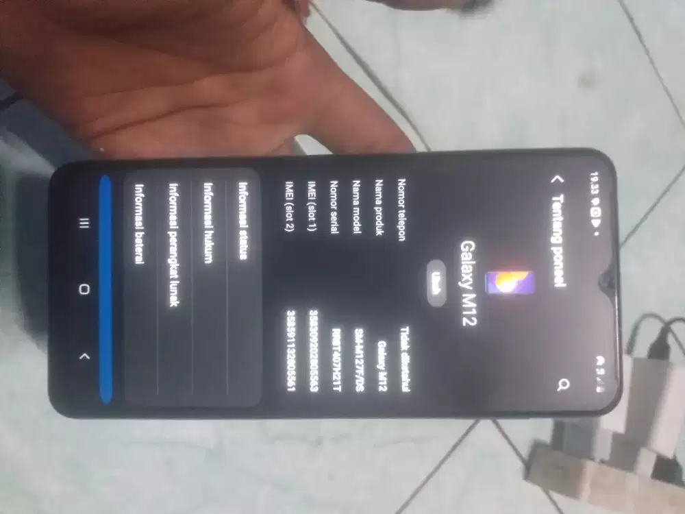 Samsung m12 ram 4/64