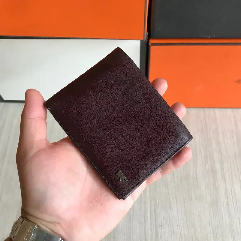 Braun Buffel leather wallet card dompet kulit second original