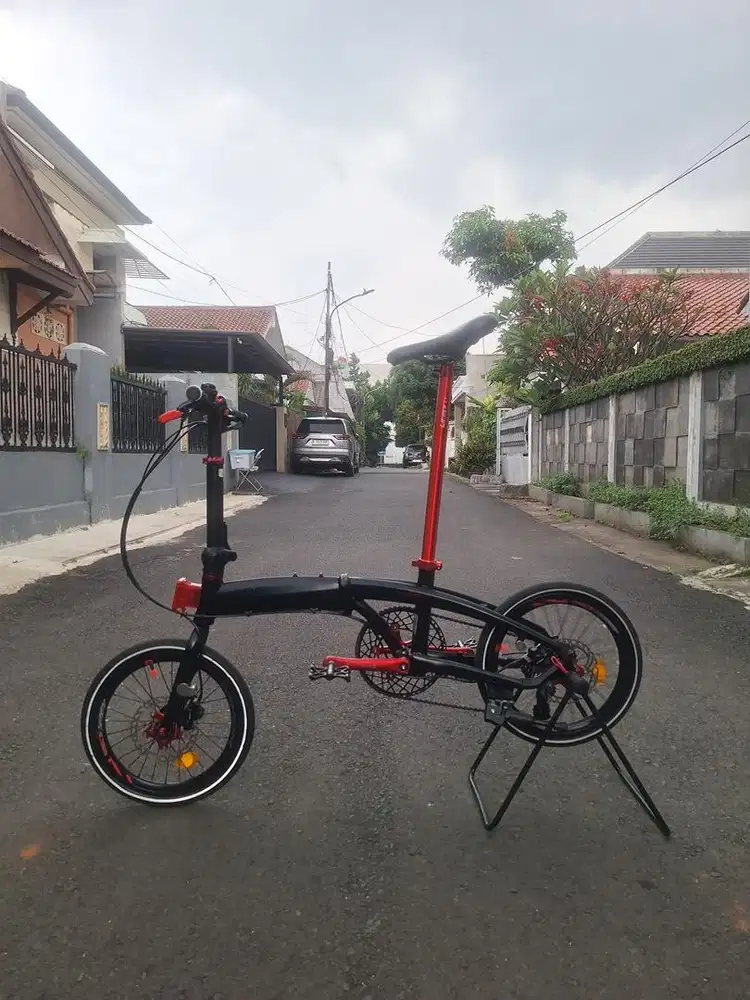 Sepeda Lipat Noris Pro BLACK DOFF !!!