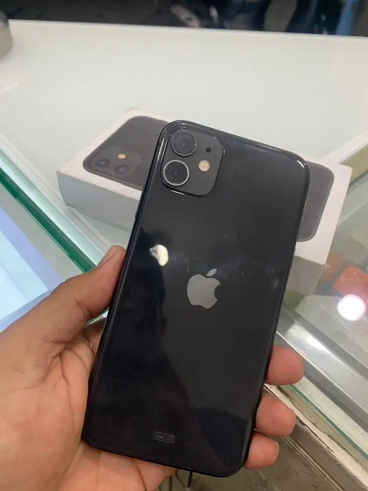 iPhone 11 64 ibox black lengkap