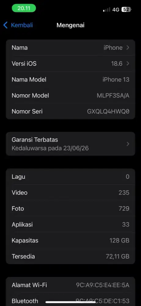 iPhone 13 128gb