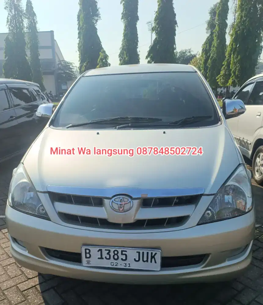 TOYOTA KIJANG INNOVA 2,0 V UERO MATIC 2007 TYPE TERTINGGI