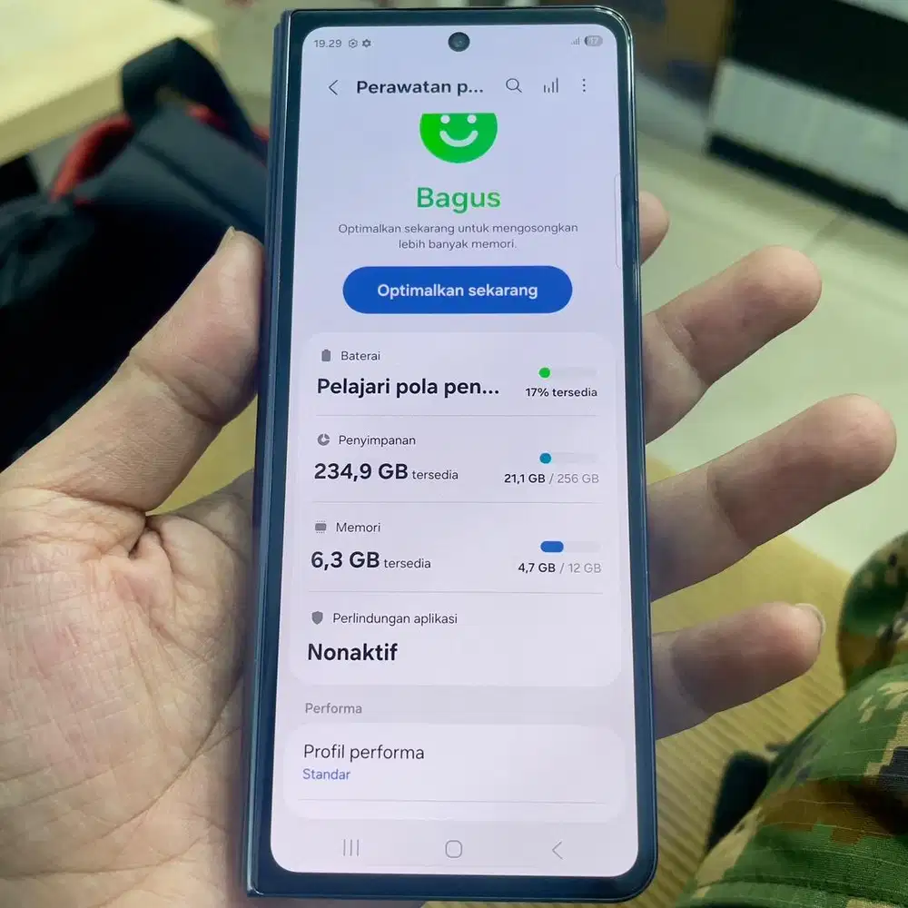 Samsung z fold 4 ram 12 / 256 sein full ori minus