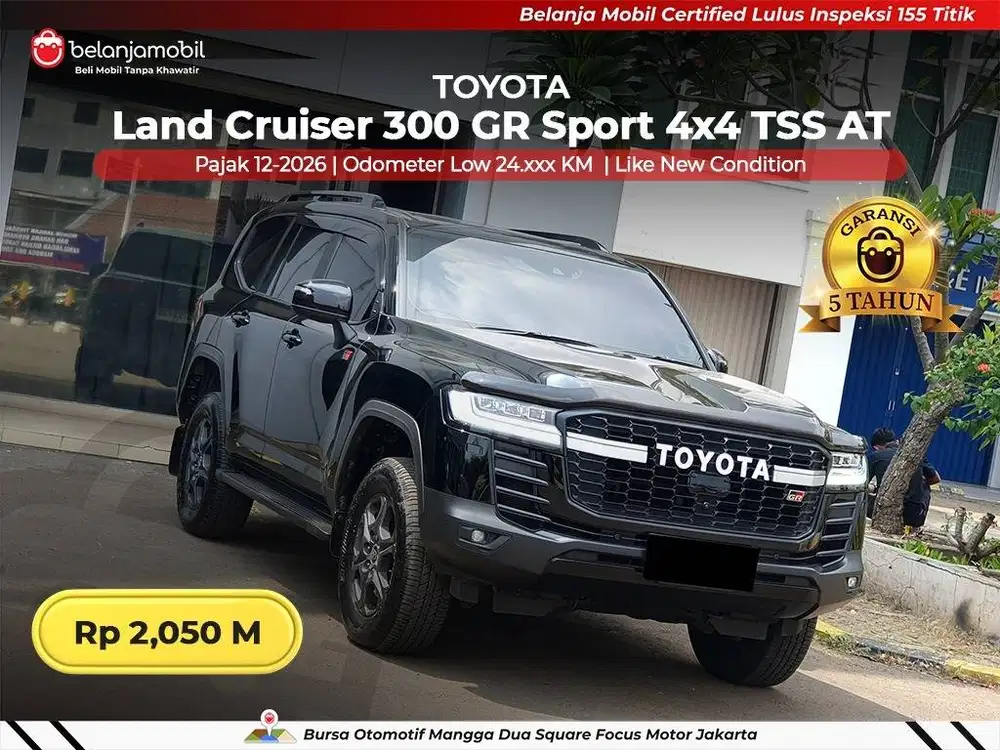 [ LOW KM 24RB ] Toyota Land Cruiser LC 300 GR Sport 4x4 TSS 2023/2024