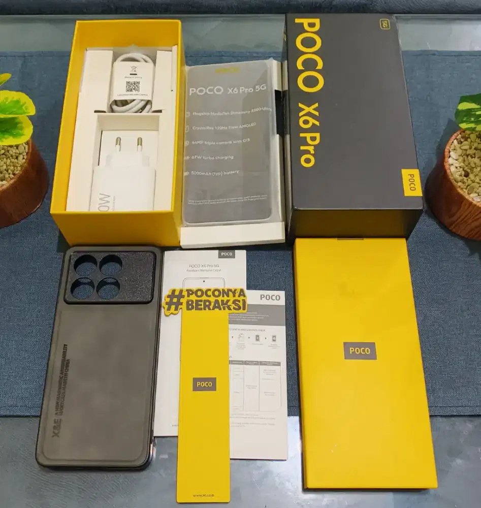 Xiaomi Poco X6 Pro 12/512 Grey MULUS Segel NO MINUS Siap Pakai