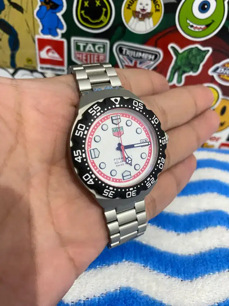 Tag Heuer Formula 1 Solargraph Automatic Japan White Red