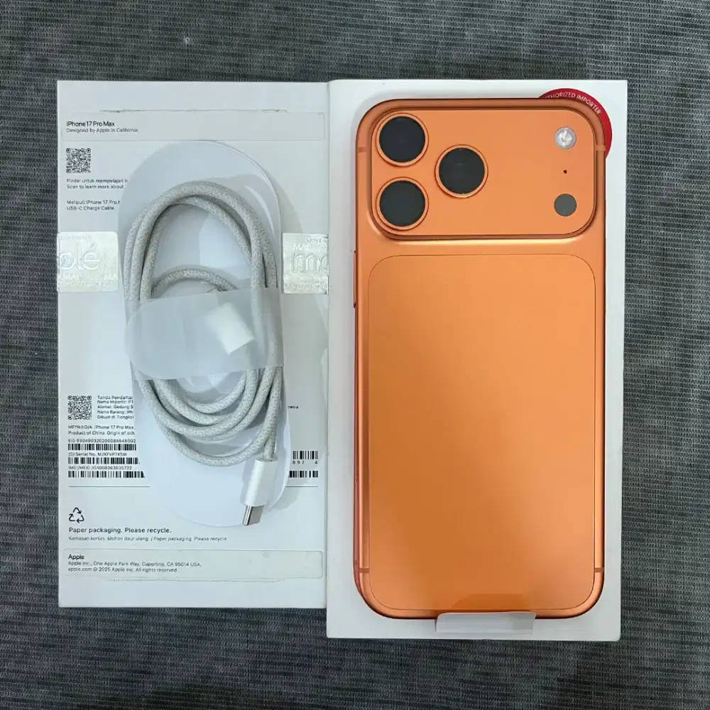 iphone 17 pro max 256gb orange ibox