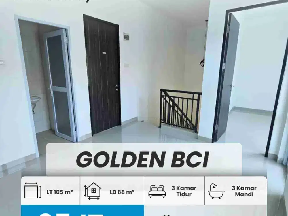 DISEWAKAN RUMAH GOLDEN BCI, BATAM BENGKONG , LOKASI STRATEGIS