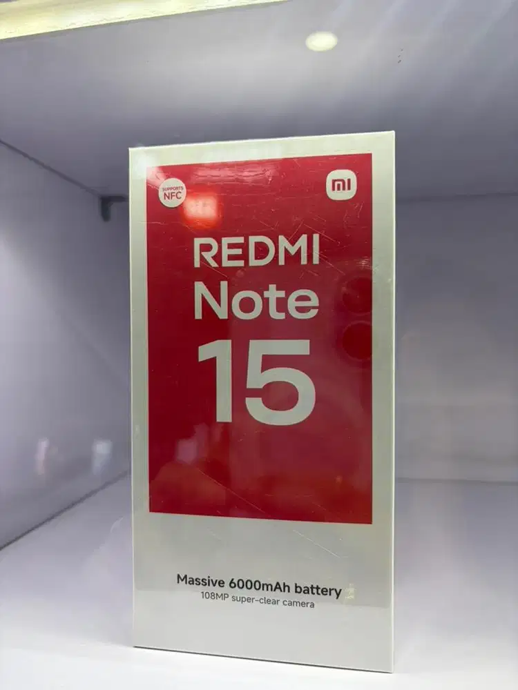 BARU REDMI NOTE 15 RAM 8/128GB BARU GARANSI RESMI NASIONAL