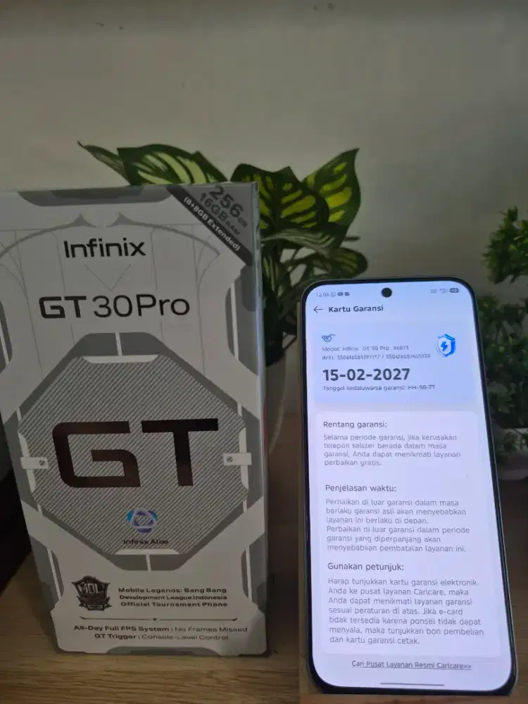 Infinix GT 30 Pro 8/256 Fullset Mulus